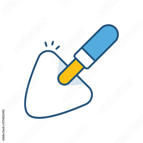 Trowel Color Line Icons � Flat Outline Style Vector Collection