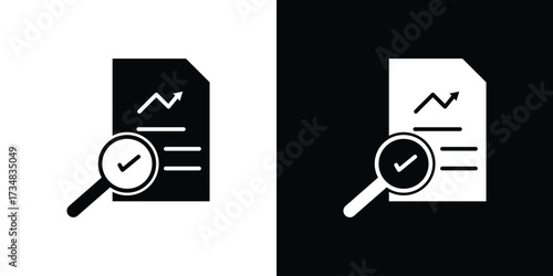 Auditors icons. silhouette icons for ui designs