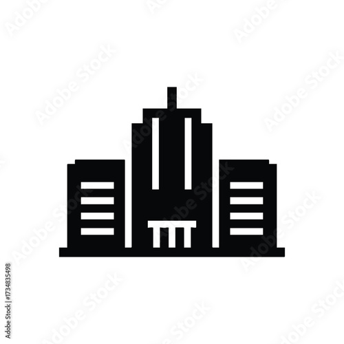 Modern skyscraper with multiple wings and a central tower, showcasing contemporary urban architecture and design elements