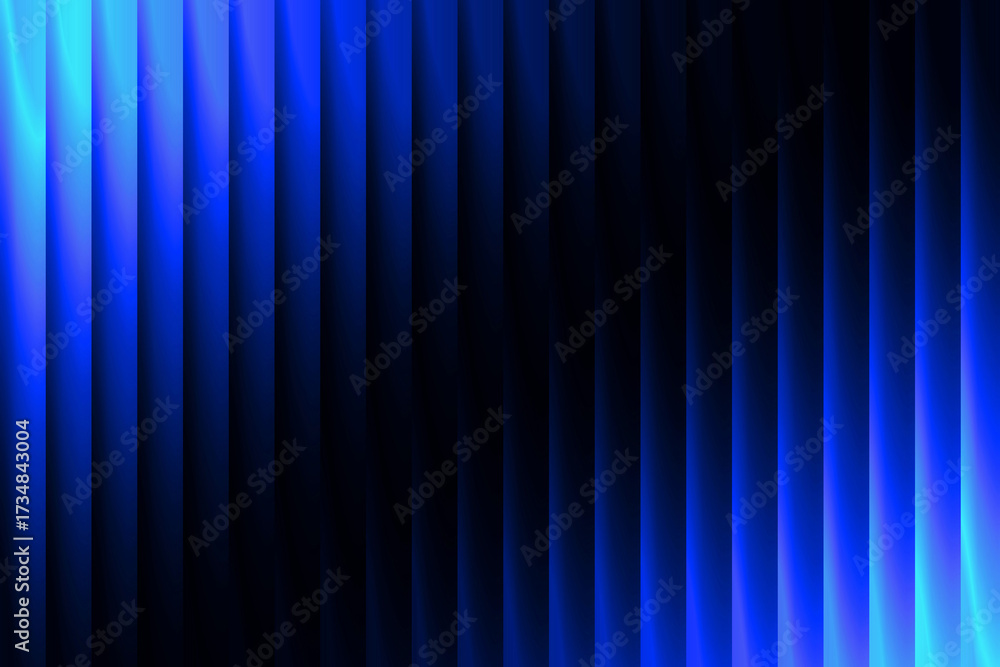 Obraz premium Abstract blue light streaks pattern digital art vibrant energy aura modern design