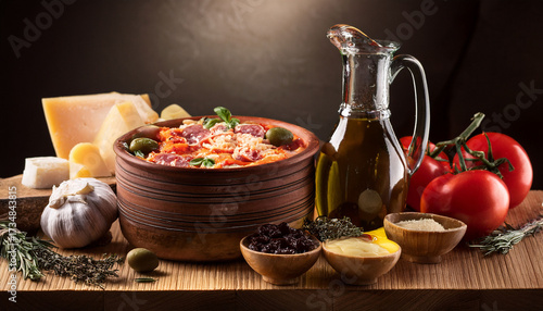 Still Life With Italian Food