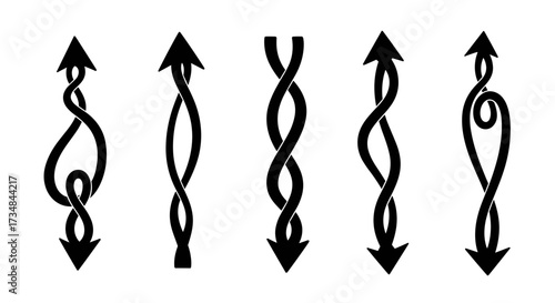 Twisted Arrows Row