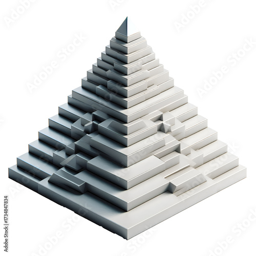Pyramids of various designs