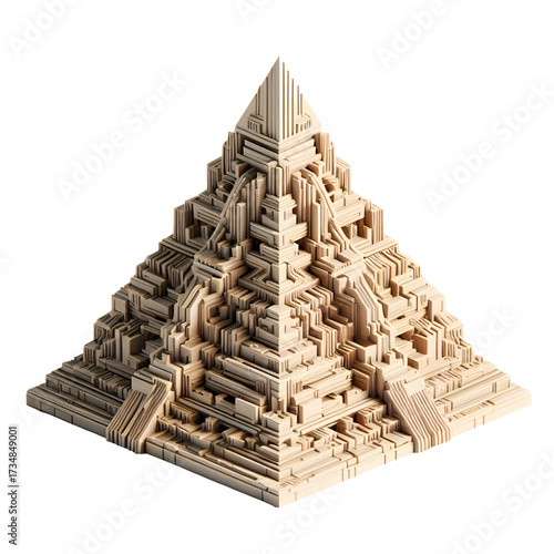 Pyramids of various designs