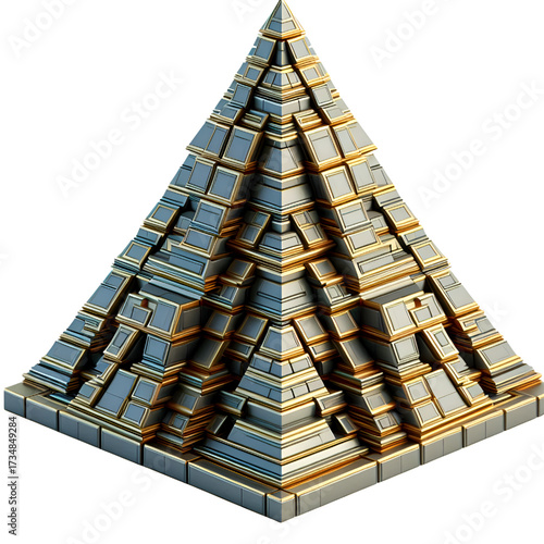 Pyramids of various designs