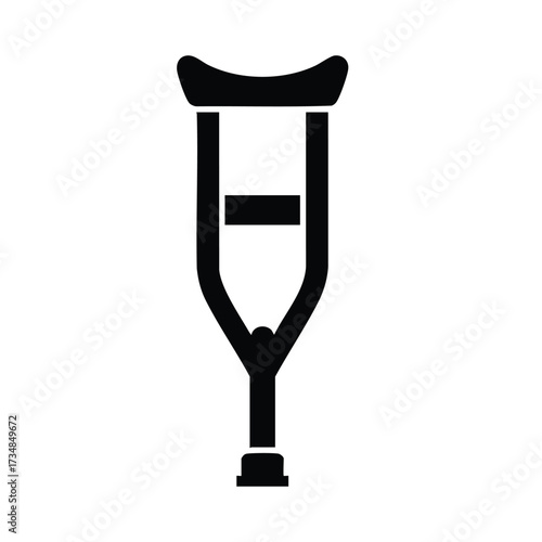 Close-up of a modern prosthetic leg with a sleek design and adjustable components for enhanced mobility and comfort