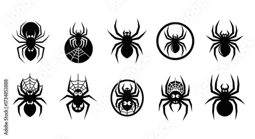  Spooky Spider Silhouette Faces