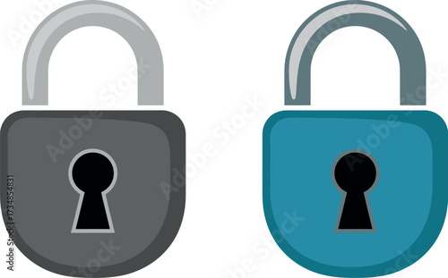 Secure lock security padlock safety protection privacy locked access keyhole metal