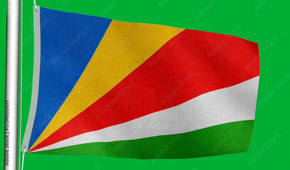 Fototapeta premium High-quality seychelles national flag flag featuring official colors and emblem culture, and - Symbol of culture, heritage, and patriotism