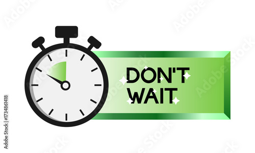 Limited offer. Sale countdown badge. Limited time only discount promotion. Vector illustration	

