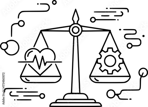 Ethics icon design illustration. icon concept in flat
