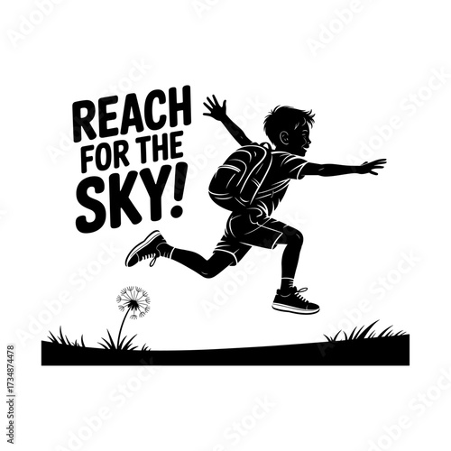 Silhouettes of people or children reading books, Isolated diverse kids with backpacks walking to school, women and children, education concept, learning, knowledge, library scene, study time