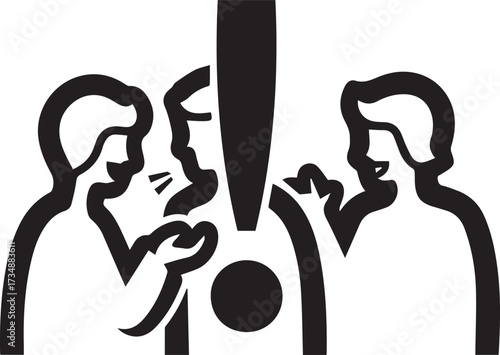 Group of people communicating intently, reacting to a vital announcement or critical insight during a focused discussion.