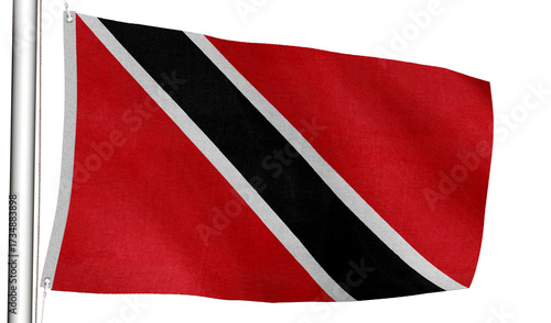 Free Download Close-up of the Trinidad flag's colors and emblem (if applicable) highlighting detail. - GFXLoad