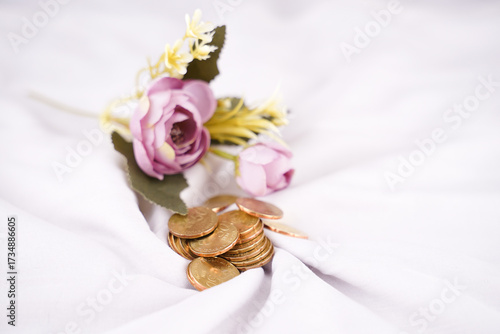 Concept photo of Islamic Riba or forbidden interest or usury