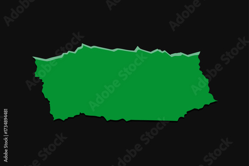 Vector map outline illustration of the European country Lithuania and Romania shape, a geography symbol of the nation isolated on white