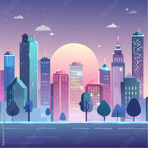 night city landscape