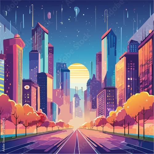 night city in the city