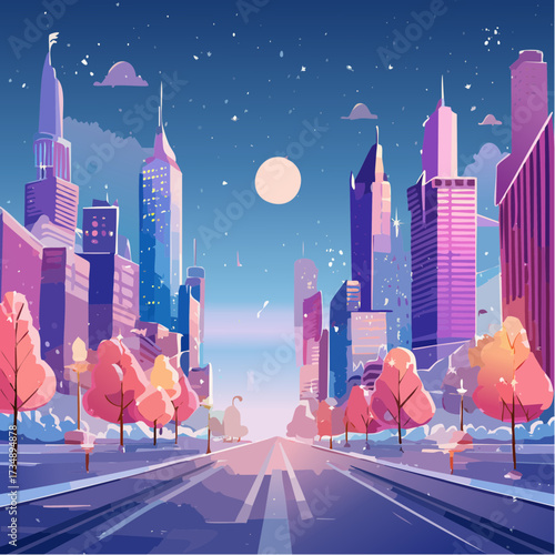 night city landscape