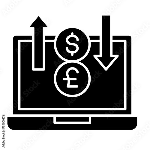 Online Trading  Icon Set Multiple Style Collection