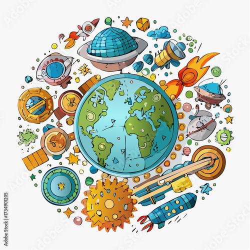 global communication concept