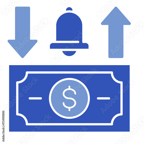 Price Alert  Icon Set Multiple Style Collection