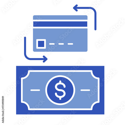 Card Transaction  Icon Set Multiple Style Collection