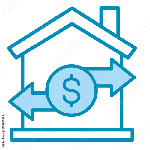 Mortgage  Icon Set Multiple Style Collection
