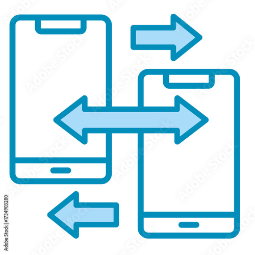 Mobile Money Transfer  Icon Set Multiple Style Collection