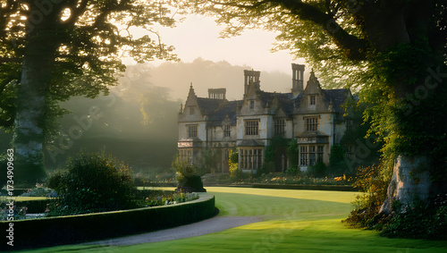 Sunlit Tudor Estate