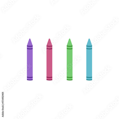 Two red flags crossed on white background - graphic illustration of red flags