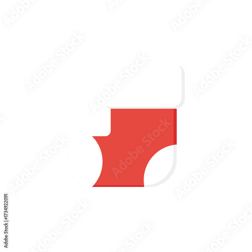Free Download Christmas Stocking Icon Representing Holiday Cheer and Festive Decoration - GFXLoad