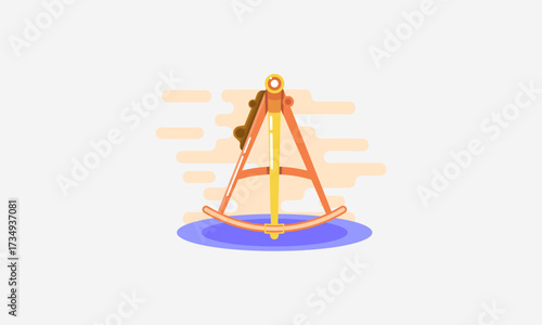 Astronomy design retro illustration