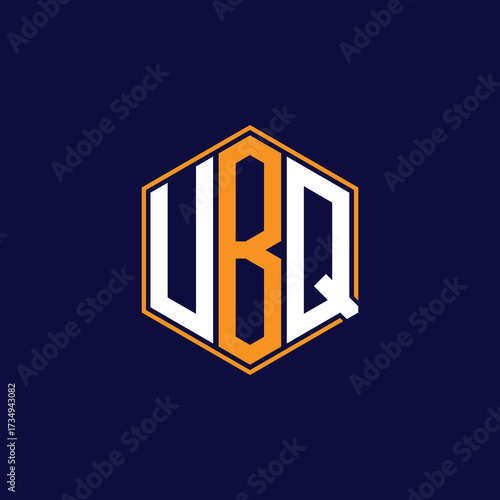 Modern Hexagon Monogram Logo Design – Geometric Lettermark Vector Template