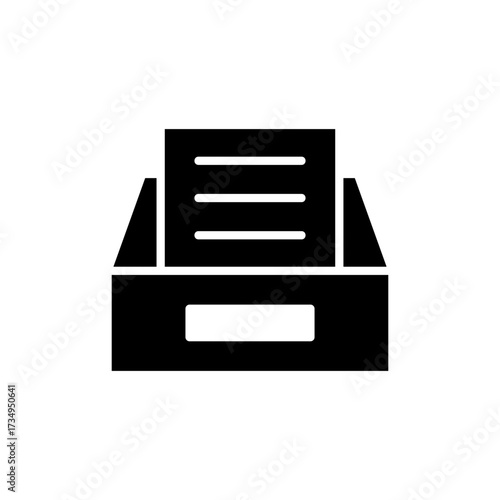Archive folders icon vector for web and mobile app. Document vector icon. Archive storage icon.
