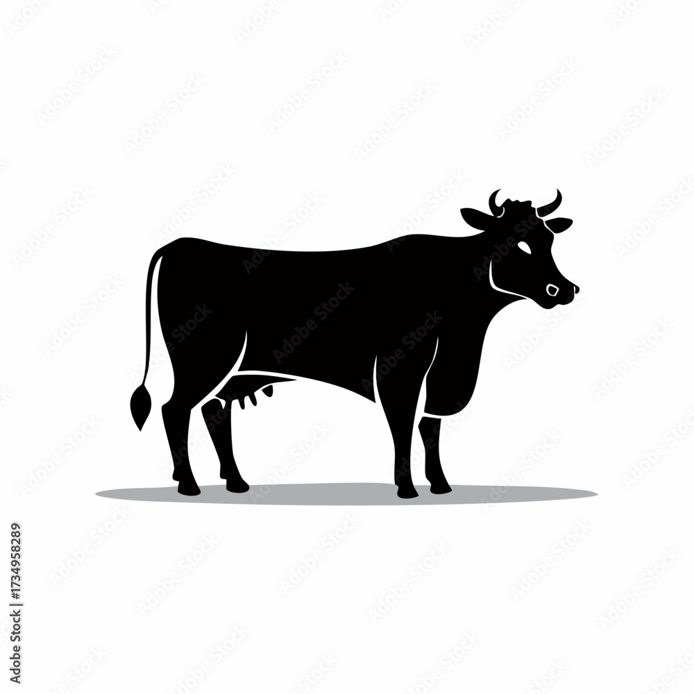 Fototapeta premium cow icon design