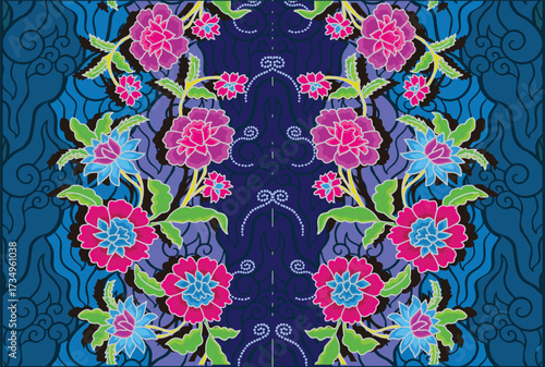 Batik Indonesian: is a technique of wax-resist dyeing applied to whole cloth, or cloth made using this technique originated from Indonesia.