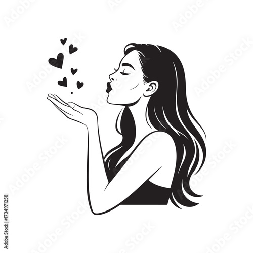 Beauty and Love Concept Vector Art