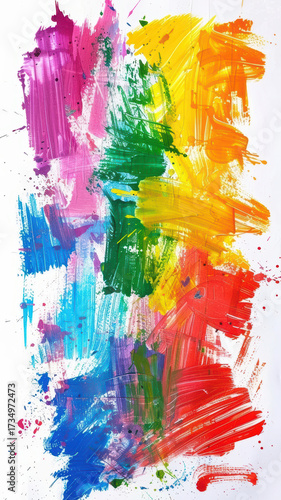 Vibrant Abstract Paint and Line Backgrounds
