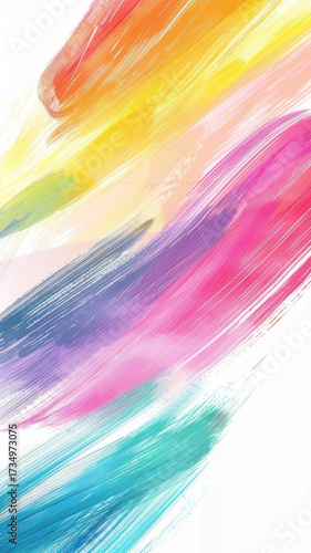 Vibrant Abstract Paint and Line Backgrounds