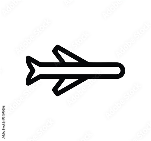 Airport set of web icons in line style. Air travel icons including plane, ticket, passport, luggage, transport, check-in, pilot, stewardess, duty free shop. Editable stroke. Vector illustration