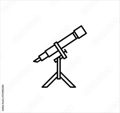 Space & Astronomy set of web icons in line style. Universe icons including satellite, astronaut, rocket, comet, telescope, planet, galaxy, and more. Editable stroke. Vector illustration