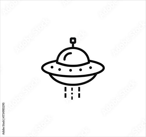 Space & Astronomy set of web icons in line style. Universe icons including satellite, astronaut, rocket, comet, telescope, planet, galaxy, and more. Editable stroke. Vector illustration