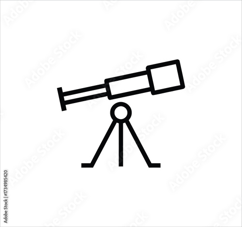 Space & Astronomy set of web icons in line style. Universe icons including satellite, astronaut, rocket, comet, telescope, planet, galaxy, and more. Editable stroke. Vector illustration