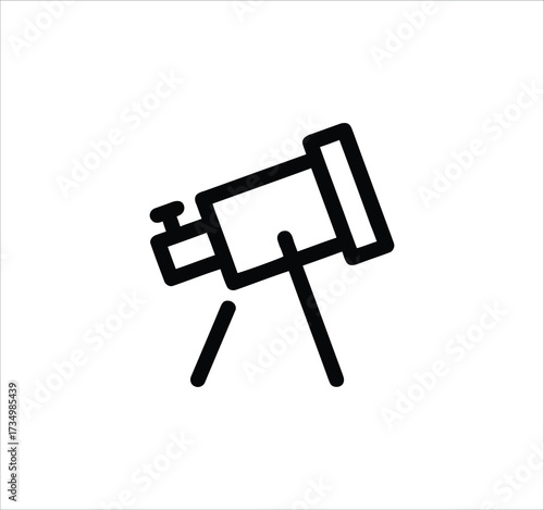Space & Astronomy set of web icons in line style. Universe icons including satellite, astronaut, rocket, comet, telescope, planet, galaxy, and more. Editable stroke. Vector illustration