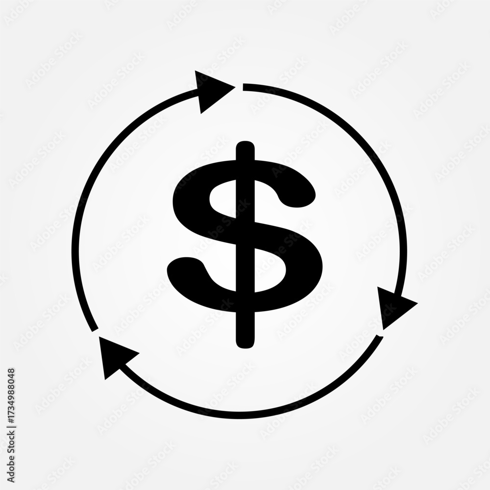Obraz premium investment icon symbol illustration vector eps10 logo template design pattern seamless bright minimal design flat design realistic style simple design modern design
