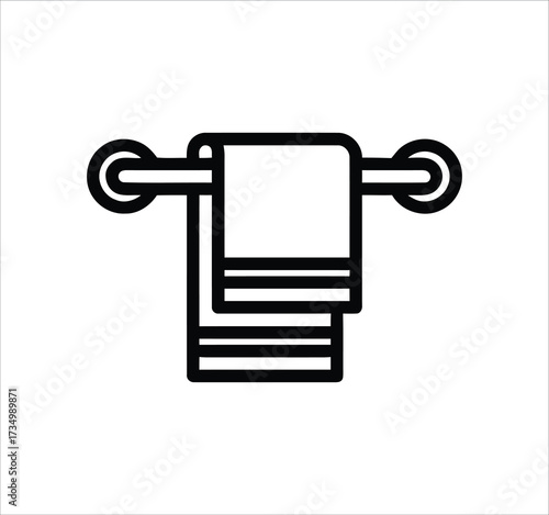Toilet and Restroom set of web icons in line style. WC signs including man, woman, shower, baby care, handicap symbol, no smoking, no trash. Editable stroke. Vector illustration