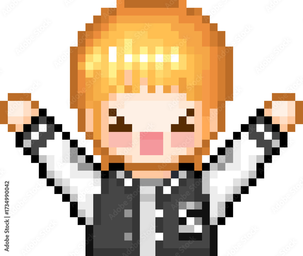 Obraz premium 픽셀 남자 아이콘