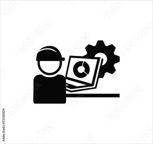 Factory & Industry set of solid vector icons. Collection including production, machinery, manufacturing, warehouse, fabrication, goods, and more. Editable glyph icons. Vector illustration
