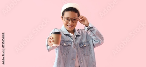 Stylish little African-Amer...